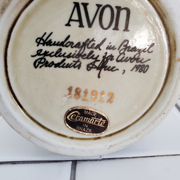 AVON Collector Beer Stein with Lid  Dated 1980  #1 - Picture 11 of 11